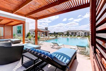 Pool and float deck with all-season access